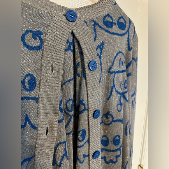 2-piece LO x Nhozagri Silver Knitted Cardigan and Knitted Pants - Picture 5 of 11